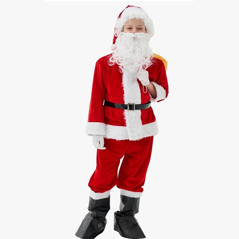 Barn jul jultomten kostym